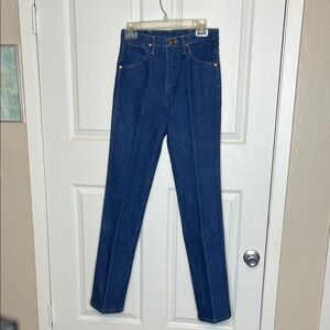 Wrangler Unisex Deep Blue Straight Jeans